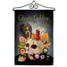 Breeze Decor Ghosts Goblins & Goodies 2-Sided Polyester 13 x 19 in. Flag Set in Black/Brown | 18.5 H x 13 W x 1 D in | Wayfair