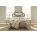 Home Treasures Linens Medici Duvet Cover Set in Brown | King Duvet Cover + 2 Shams | Wayfair WF-MED2KDVST-TB