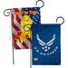 Breeze Decor American Army - Impressions Decorative Support Our Troops 2-Sided Polyester 19 x 13 in. Garden Flag in Blue | 18.5 H x 13 W in | Wayfair