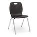Virco N2 Series 18" Classroom Chair Plastic/Metal in Brown | 30.75 H x 18.75 W x 20.625 D in | Wayfair 4064280