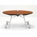 National Public Seating Circular Cafeteria Table, Steel | 29 H x 72 W x 72 D in | Wayfair MT72R-PBTMCRCH