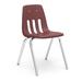 Virco Classroom Chair Plastic/Metal in Red | 30.625 H x 18.625 W x 21.5 D in | Wayfair 90879C50