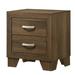 Loon Peak® Artis 2 - Drawer Nightstand in Wood in Brown | 24 H x 22 W x 16 D in | Wayfair 7A7D5F2D06AC4A6BA666396FEF27ABDB