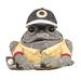 HomeStyles Golfer Character Toad/Frog Garden Statue Concrete/Stone in Gray | 7.25 H x 9 W x 8.5 D in | Wayfair 94061