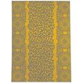 White 24 x 0.08 in Area Rug - World Menagerie Jennah Gold/Gray Rug Polyester | 24 W x 0.08 D in | Wayfair B7F9D8F3CA9A4617BB2D436FE1631E4C