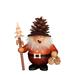 The Holiday Aisle® Smoker Rolly Polly Pinecone Man Wood in Brown | 7.25 H x 6.1 W x 4.1 D in | Wayfair F44DB0D13F96451AAA6FFA5CF2A7FE93