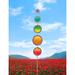 August Grove® Samime Chakra Garden Stake | 22.25 H x 4.75 W x 0.5 D in | Wayfair 8D5301FD5A194EB49B3ED8DAB56721A3