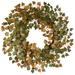 The Holiday Aisle® Harvest 24" Polyester Wreath in Brown/Green | 5 H x 24 W x 24 D in | Wayfair C0CD3AB4DAAC4AF8A550A88A74537959