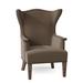 Wingback Chair - Fairfield Chair Linton 30.5" Wide Slipcovered Wingback Chair Fabric in Brown | 41 H x 30.25 W x 29 D in | Wayfair