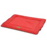 Tucker Murphy Pet™ Leah Chill Dog Pad Polyester/Faux Suede in Red/Brown | 42 W x 28 D in | Wayfair PY2003EXLF