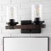 Foundry Select Briunna 2 - Light Oil Rubbed Bronze Vanity Light in Brown | 9.25 H x 15 W x 6 D in | Wayfair D9A5A596212E4E299C4757809107C3D1