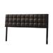 Wade Logan® Bervin Headboard ONLY (bedframe is not included) Faux Leather/Upholstered | 53.27 H x 78.35 W x 3.74 D in | Wayfair
