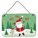 The Holiday Aisle® Merry Christmas Santa Claus Ho Ho Ho Decorative Accent Metal | 8 H x 12 W x 0.03 D in | Wayfair F683DE4C36894E9D9CFC1EEAA6C93150