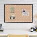 U Brands Black MDF Frame Fashion Cork Wall Mounted Bulletin Board Wood/Cork in Black/Brown | 20 H x 16 W x 1 D in | Wayfair 2883U00-01