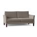 Greyleigh™ Logan 67.75" Flared Arm Loveseat w/ Reversible Cushions Polyester/Other Performance Fabrics in Red/Gray | Wayfair