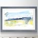 Latitude Run® 'Paynes Gray Plains I' by Paul Cezanne - Picture Frame Print Paper in Brown | 28 H x 38 W x 1.25 D in | Wayfair