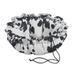 Bowsers Wrangler Doughnut Polyester/Synthetic Material in Black/White | 1 H x 24 W x 24 D in | Wayfair 17652