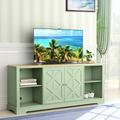 Sand & Stable™ Portsea TV Stand for TVs up to 80" Wood in White | 30 H in | Wayfair 7C670D4821D14F1E8EE3E944DBAFB797