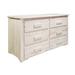 Loon Peak® Homestead Collection 6-Drawer Dresser Wood in White | 33 H x 59 W x 21 D in | Wayfair F2F9E4B4A0074D339356FDEE2E75197F