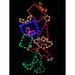 Lori's Lighted D'Lites Elf Carrying Stack of Packages Christmas Holiday Lighted Display Metal in Green/Red/Yellow | 60 H x 26 W x 0.25 D in | Wayfair