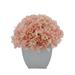 Winston Porter Hydrangea Floral Arrangements in Pot Fabric | 11 H x 10 W x 10 D in | Wayfair FCEF328B755B486AAA952420B99D87D4