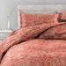 Bungalow Rose Coddy Duvet Cover Set Pima Cotton/Sateen in Red | King Duvet Cover + 2 Pillow Cases | Wayfair 274D14318D9941E3BECB2BF34D75F83F