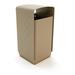 Wausau Tile Inc 45 Gallon Trash Can Stainless Steel in Green | 43 H x 21 W x 21 D in | Wayfair EB5104-S29