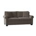 Red Barrel Studio® Quaker 76" Rolled Arm Sofa w/ Reversible Cushions Wood/Polyester in Brown | 36 H x 76 W x 37 D in | Wayfair