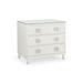 Wildwood Whiteout 3 Drawer 36" W Standard Dresser Wood/Metal in Brown/Gray/White | 32.5 H x 36 W x 20 D in | Wayfair 490522