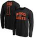 Men's Fanatics Branded Black San Francisco Giants Father's Day #1 Dad Long Sleeve T-Shirt