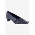 Extra Wide Width Women's Entice Pump by Easy Street in Navy (Size 10 WW)