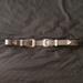 American Eagle Outfitters Accessories | American Eagle Outfitters Leather Belt | Color: Black/Silver | Size: Small