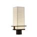 Justice Design Group Porcelina 16 Inch Tall LED Outdoor Post Lamp - PNA-7573W-WAVE-DBRZ