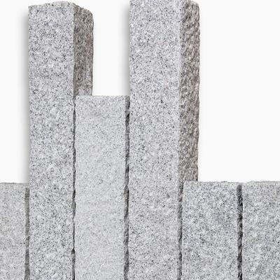 Seltra Natursteine Palisaden BRAVO RUSTIQUE Granit edelgrau Herkunft China, 12x12 cm, 30 cm Image