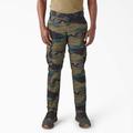 Dickies Men's Slim Fit Cargo Pants - Hunter Green Camo Size 32 X 34 (WP594)