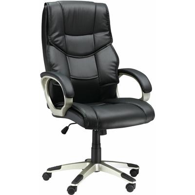 Bürosessel Chefsessel mit Wippfunktion Bürostuhl Schreibtischstuhl Ergonomischer Drehstuhl Image
