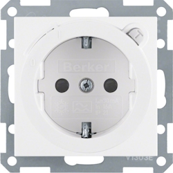 Berker SCHUKO-Steckdose pws/gl 47088989 Image