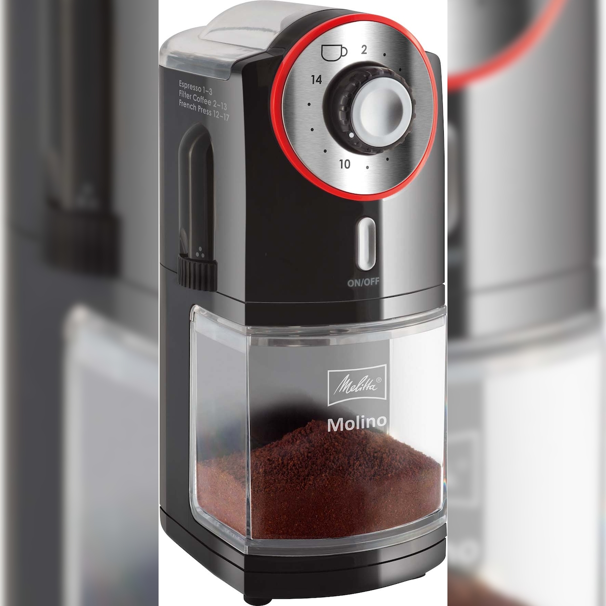 Melitta Kaffeemühle elektrisch Molino 1019-01 sw Image