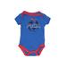 Puma Short Sleeve Onesie: Blue Bottoms - Size 0-3 Month