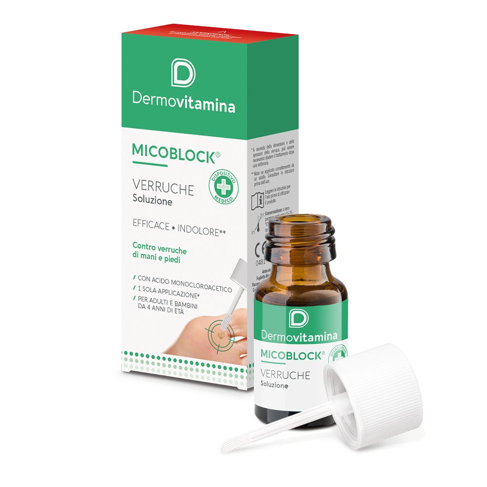Dermovitamina Micoblock® Verruche Soluzione 2 ml Pennellata