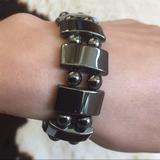 Anthropologie Jewelry | Black Stone Bracelets | Color: Black | Size: Os