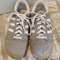 Adidas Shoes | Adidas Gray And White Sneakers, Size 3 | Color: Gray/White | Size: 3bb