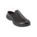 Wide Width Women's The Traveltime Slip On Mule by Easy Spirit in Black (Size 9 W)