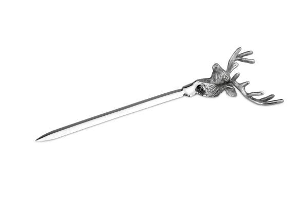 Brieföffner Hirsch, Edelstahl, 21 x 7,5 x 3,5 cm Image