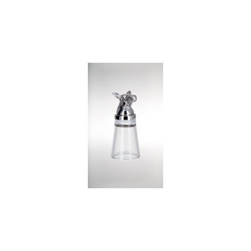 Schnapsglas Pferd H 10,5 cm D 4,5 cm, 4 cl Edelstahl