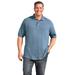 Big & Tall Pique Polo Shirt by KingSize in Heather Blue (Size 7XL)
