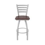 Holland Bar Stool Jackie Swivel Stool Wood/Metal in Gray | 39 H x 18 W x 18 D in | Wayfair 41036ANDCOak