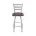 Holland Bar Stool Jackie Swivel Stool Wood/Metal in Gray | 39 H x 18 W x 18 D in | Wayfair 41030ANDCMpl