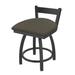 Holland Bar Stool Catalina Metal Vanity Stool Polyester/Upholstered/Metal in Red/Gray/Brown | 31 H x 17 W x 17 D in | Wayfair 82118PW019