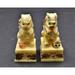 Bungalow Rose 2 Piece Foo Dog Pair Figurine Set Resin in White | 1.5 H x 0.75 W x 1.25 D in | Wayfair 56C8C1807A874439BE7A0262E660979C